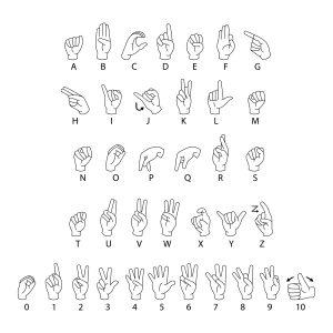 American Sign Language SVG, PNG, ASL SVG Autism SVG