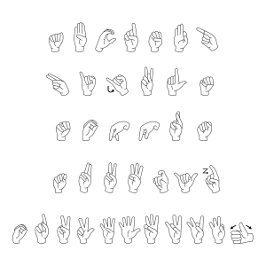 American Sign Language SVG, PNG, ASL SVG Autism SVG