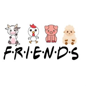 Animal Friends SVG, Instant Download T-shirt SVG