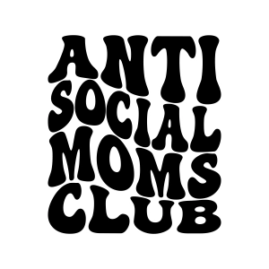 Anti Social Moms Club SVG, Retro Mom Life Design Mother's Day SVG