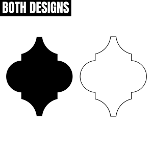 Arabesque Christmas Ornament SVG