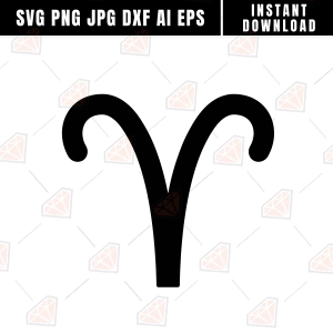 Aries Zodiac Sign SVG