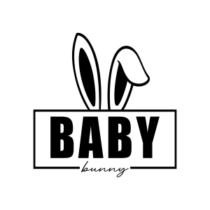 Baby Bunny SVG, Easter Day SVG Cut File Bunnies SVG