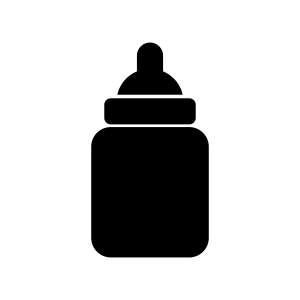 Baby Milk Bottle Silhouette SVG, Baby Bottle Instant Download Baby SVG