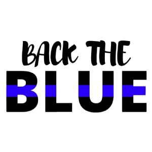 Back The Blue SVG, Back the Blue cutfile Instant Download USA SVG