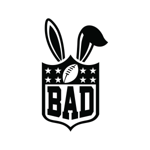 Bad Bunny Super Bowl SVG Black | PremiumSVG