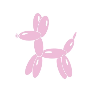 Balloon Dog SVG Vector File Dog SVG