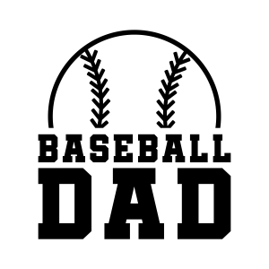 Baseball Dad SVG, Dad Baseball Shirt SVG Father's Day SVG