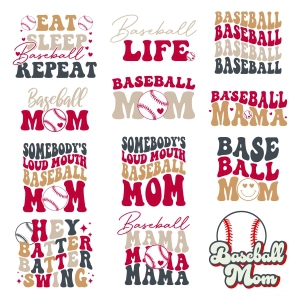 Baseball Mom SVG Designs For Cricut, Baseball Mama SVG Files Baseball SVG