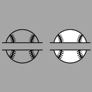 Baseball Monogram SVG, Monogram Instant Download Baseball SVG