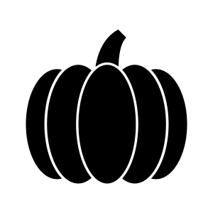 Basic Black Pumpkin SVG, Pumpkin Clipart Instant Download Pumpkin SVG