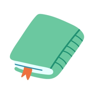 Basic Book SVG Cut File, Book Vector Instant Download Bookish SVG