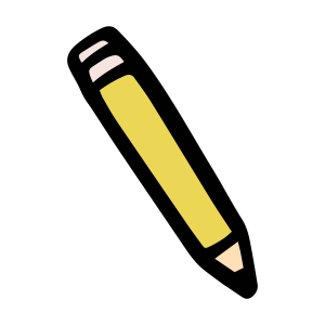 Basic Pencil SVG Cut File, Pencil Vector Instant Download School SVG
