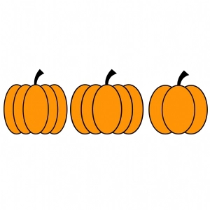 Basic Pumpkins SVG Cut File, Pumpkins Bundle Instant Download Pumpkin SVG