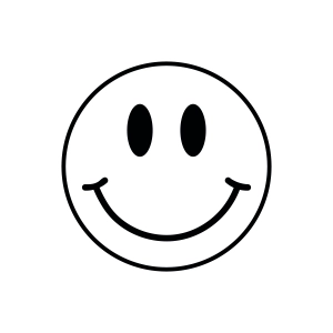 Basic Smile SVG, Smile Face SVG Digital Download Vector Illustration