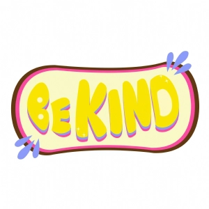 Be Kind Design SVG Cut Files, Kindness Instant Download T-shirt SVG