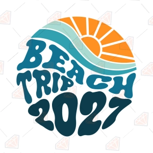 Beach Trip 2027 SVG