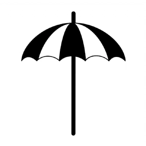 Beach Umbrella SVG & Clipart Cut Files Summer SVG
