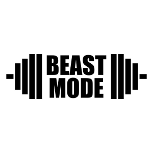 Beast Mode SVG Cut and Clipart Files Fitness SVG