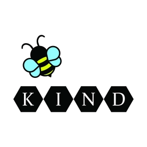 Bee Kind Honeycomb SVG Cut File, Kindness Instant Download Bee SVG