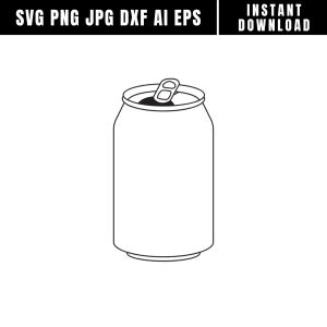 Beer Can Outline SVG