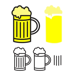 Beer SVG Images Cut & Clipart File Drinking