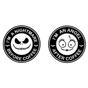 Before Coffee - After Coffee SVG, Instant Download Funny SVG