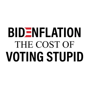 Bidenflation The Cost Of Voting Stupid SVG, Biden Flation SVG USA SVG