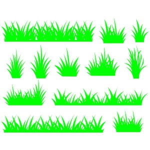 Grass SVG Bundle, Vector Grass SVG Files Drawings
