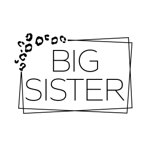 Big Sister SVG with Leopard Square 