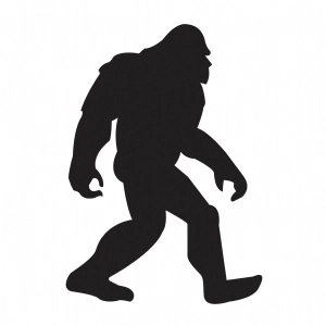 Bigfoot SVG, Instant Download Cut File Vector Illustration