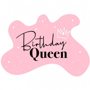 Abstract Birthday Queen SVG Cut Files Birthday SVG