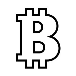Bitcoin Outline Svg Business And Finance