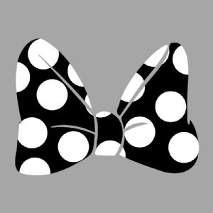 Black and White Bow SVG, Bow Vector Instant Download Cartoons