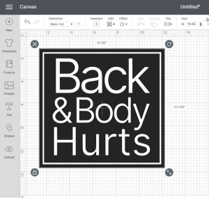 Black Back and Body Hurts SVG T-shirt SVG