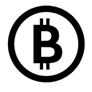 Black Circle Bitcoin Logo Svg Business And Finance