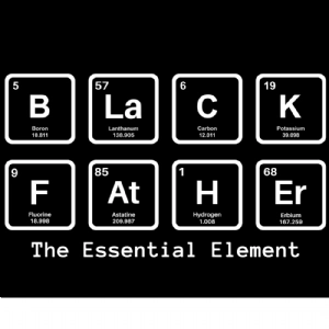 Black Father The Essential Element Svg | Father's Day Periodic Tablo Svg Black Lives Matter