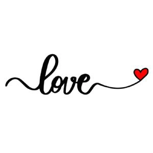 Love Design SVG Cut File, Valentine's Day SVG Love SVG