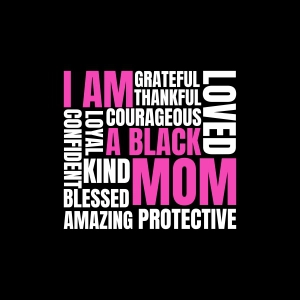 Black Mom SVG, Black Mother's Day SVG Mom SVG