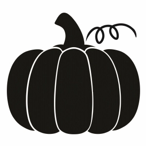 Black Pumpkin SVG, Pumpkin Clipart SVG Instant Download Pumpkin SVG