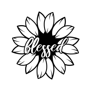 Blessed Sunflower SVG, Sunflower Shirt Design Sunflower SVG