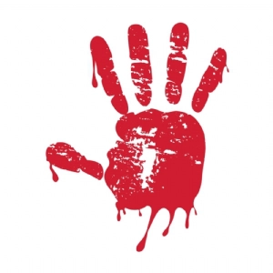 Halloween Bloody Hand SVG Print Halloween SVG