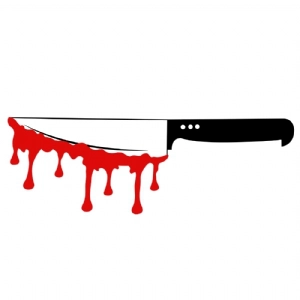 Bloody Knife SVG Cut Files, Knife with Blood Instant Download Halloween SVG