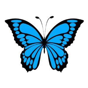 Blue Butterfly SVG Cut File Insects/Reptiles SVG