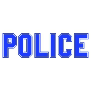 Blue Police Logo SVG, Police Vector Police SVG