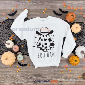 Boo Haw SVG, Halloween Howdy Ghost  SVG Ghost SVG