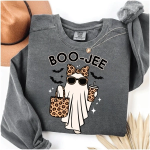 Boo Jee SVG, Spooky Boujee Halloween SVG for Cricut & Silhouette Ghost SVG