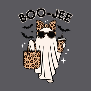 Boo Jee SVG, Spooky Boujee Halloween SVG for Cricut & Silhouette Ghost SVG