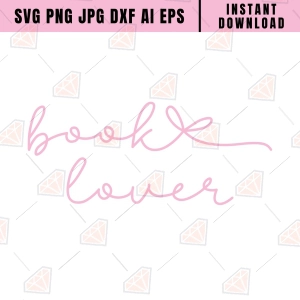 Book Lover SVG Design Svg