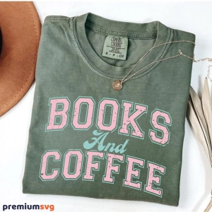 Books and Coffee SVG, 2 Designs